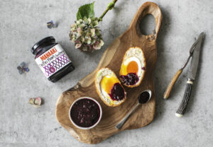 Scotch Eggs with a Chinese Twist and Plum Chutney